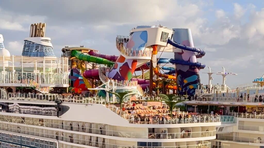 Royal Caribbean Category 6 Waterslide on Icon of the Seas cruise ship